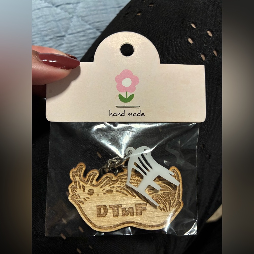 Bad bunny Keychain with White Chair Charm